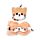 Relaxeazzz Adoramals Scottish Fold Cat Plush Travel Pillow & Eye Mask