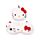 Relaxeazzz Hello Kitty Plush Travel Pillow & Eye Mask