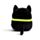 Squidglys Spooky Black Cat Plush Toy