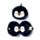 Relaxeazzz Adoramals Nico the Penguin Plush Travel Pillow & Eye Mask