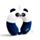 Relaxeazzz Adoramals Panda Plush Memory Foam Travel Pillow