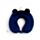 Relaxeazzz Adoramals Panda Plush Memory Foam Travel Pillow