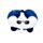 Relaxeazzz Adoramals Panda Plush Memory Foam Travel Pillow