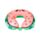 Relaxeazzz Foodiemals Lana the Watermelon Plush Memory Foam Travel Pillow