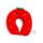 Relaxeazzz Foodiemals Ellie the Strawberry Plush Kids Memory Foam Travel Pillow