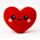 Squidglys J'Adoramals Heart Red Plush Toy