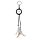 Mini Feather Dreamcatcher Key Ring with Beads