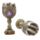Decorative Celtic Painted Effect Dragon Goblet