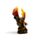 Dark Legends Fire & Charcoal Dragon on Rock