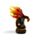 Dark Legends Fire & Charcoal Dragon on Rock