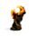 Dark Legends Fire & Charcoal Dragon on Rock