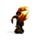Dark Legends Fire & Charcoal Dragon on Rock