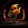 Dark Legends Fire & Charcoal Dragon on Rock