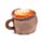 Foodiemals Cappuccino Plush Door Stop