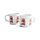 London Souvenir Red Bus Set of 2 Porcelain Espresso Cups