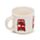 London Souvenir Red Bus Set of 2 Porcelain Espresso Cups