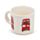 London Souvenir Red Bus Set of 2 Porcelain Espresso Cups