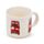 London Souvenir Red Bus Set of 2 Porcelain Espresso Cups