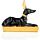 Black & Gold Anubis Recumbent