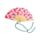 Cherry Folding Hand Fan
