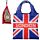 Foldable Reusable Shopping Bag London Icons Big Ben Union Jack