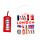 Foldable Reusable Shopping Bag London Icons Red Telephone Box