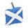 Foldable Reusable Shopping Bag Scotland Souvenir