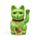 Maneki Neko Lucky Cat Waving Cat Light Green Solar Pal
