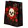 Skulls and Roses Red Roses Gift Bag Large