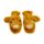 Highland Coo Cow Plush Mitten Gloves (One Size)
