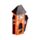 Spooky Black Cat & Ghost House Halloween LED Decoration