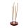 Sheesham Wood Round Ashcatcher Incence Burner with Yin Yang Inlay