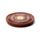 Sheesham Wood Round Ashcatcher Incence Burner with Yin Yang Inlay