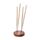 Sheesham Wood Round Ashcatcher Incence Burner with Moon & Stars Inlay