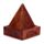 Sheesham Wood Pyramid Incense Cone Box with Flower Fretwork