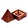 Sheesham Wood Pyramid Incense Cone Box with Flower Fretwork