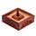 Sheesham Wood Pyramid Incense Cone Box with Flower Fretwork