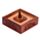 Sheesham Wood Pyramid Incense Cone Box with Flower Fretwork