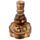 Om Carved Mango Wood Backflow Incense Burner