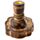 Om Carved Mango Wood Backflow Incense Burner