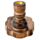 Carved Om Mango Wood Backflow Incense Burner