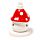 Fairy Toadstool House Ceramic Incense Cone Burner