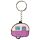 Home is Where You Park It Caravan PVC Key Cover Keyring