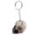 Skulls and Roses Skull Keyring