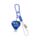 QuirKeys Bee Hot Air Balloon Liquid Keyring Bag Charm