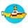 The Beatles Yellow Submarine Set of 4 Cork Coasters