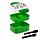 Minecraft Creeper & TNT Clip Lock Stacked Bento Lunch Box with Cutlery