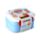 Foodiemals Clip Lock Stacked Bento Lunch Box with Cutlery