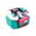 Hatsune Miku Clip Lock Stacked Bento Lunch Box with Cutlery