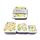 Set of 3 Lunch Box S/M/L Jan Pashley Wings & Wildflowers
